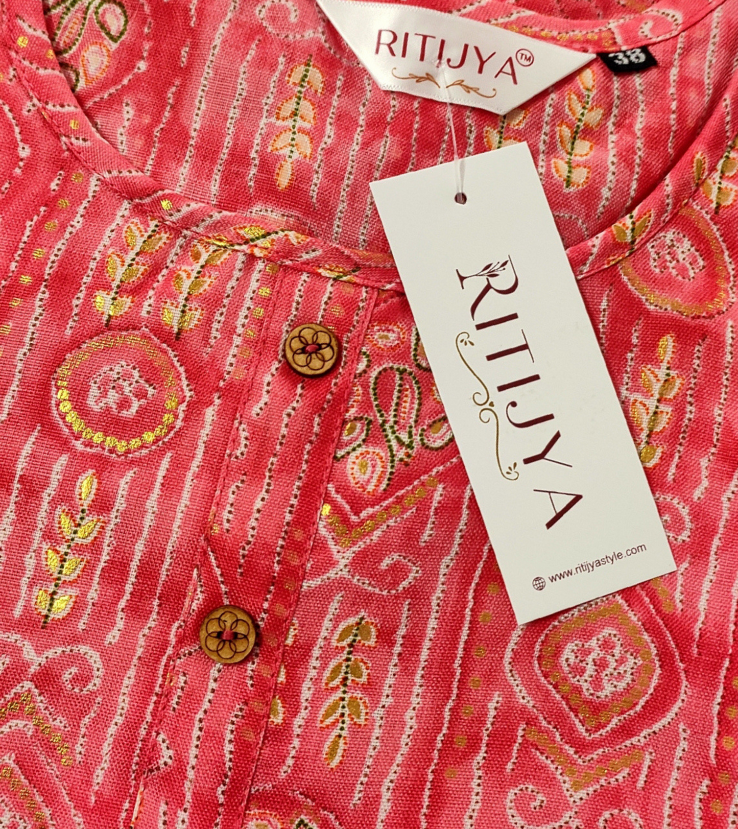 Delightful Pitch Cotton Blend Printed Flared Feeding Kurta